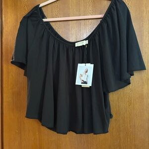 Nation LA Elegant Black Women's Top